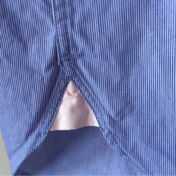 Thomas Pink Jermyn Street Edition Men's Blue Dress Shirt - Picture 5 of 7